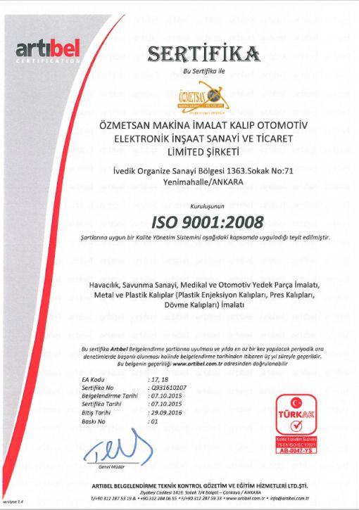 ISO 9001:2008